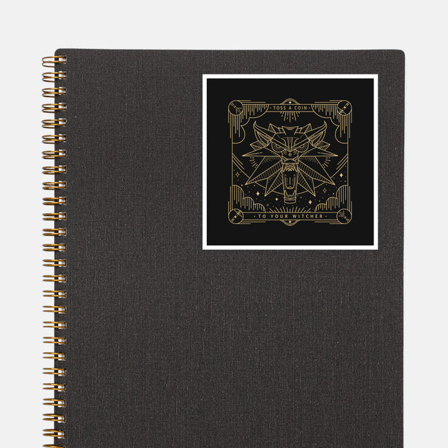 To Your Witcher-none glossy sticker-Loreley Panacoton