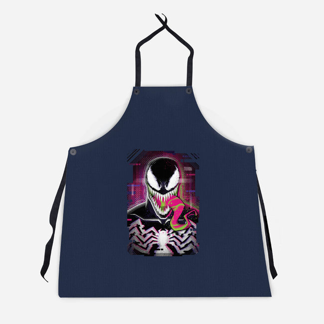 Venom Glitch-unisex kitchen apron-danielmorris1993