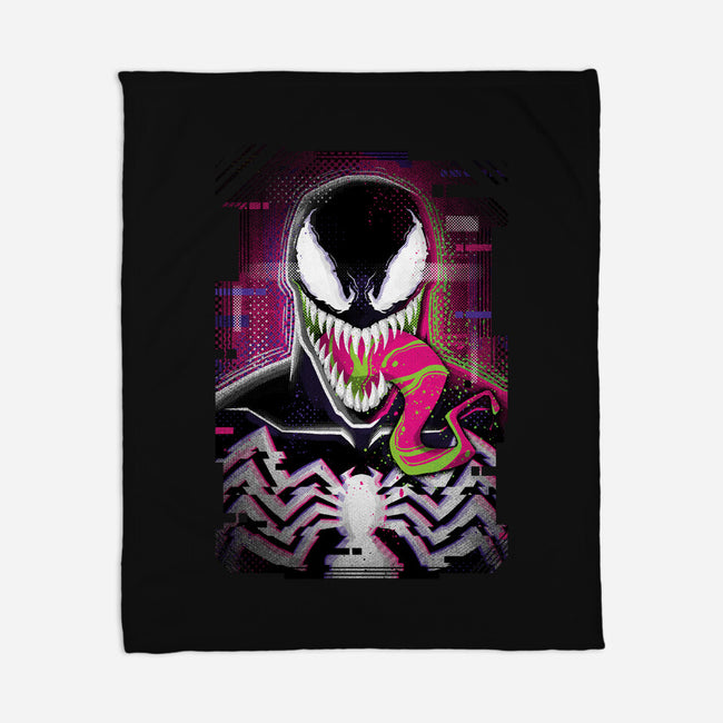Venom Glitch-none fleece blanket-danielmorris1993