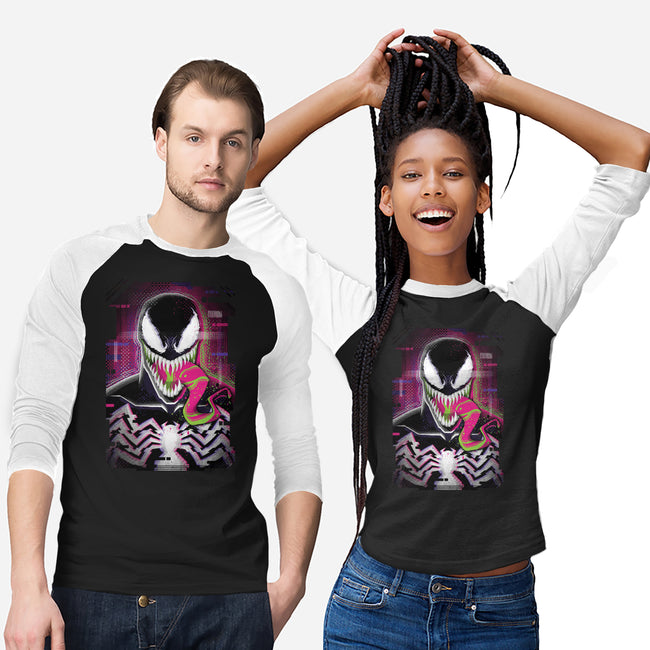 Venom Glitch-unisex baseball tee-danielmorris1993