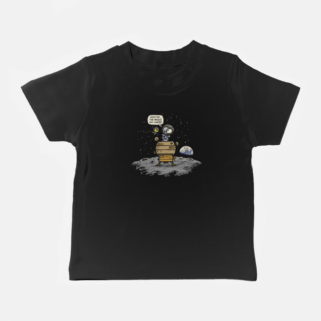 The Beagle Has Landed-baby basic tee-kg07