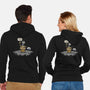 The Beagle Has Landed-unisex zip-up sweatshirt-kg07