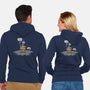 The Beagle Has Landed-unisex zip-up sweatshirt-kg07