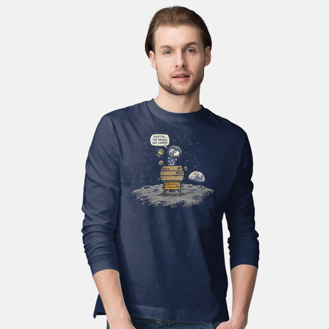 The Beagle Has Landed-mens long sleeved tee-kg07