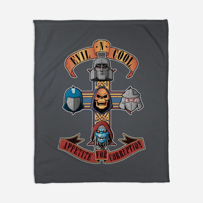 Appetite For Corruption-none fleece blanket-Skullpy