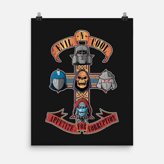 Appetite For Corruption-none matte poster-Skullpy