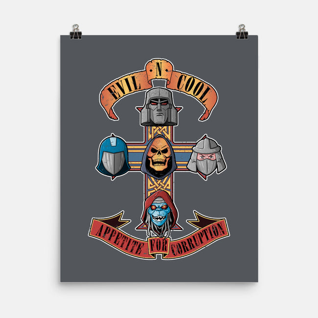 Appetite For Corruption-none matte poster-Skullpy