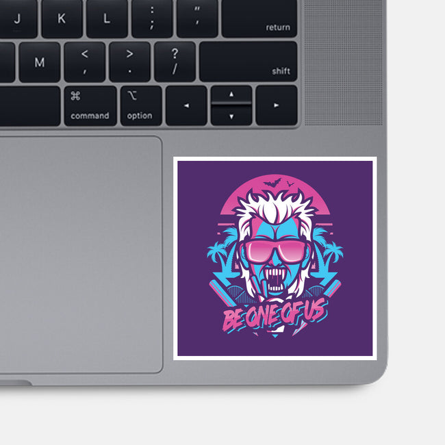 Rad Vampire-none glossy sticker-jrberger