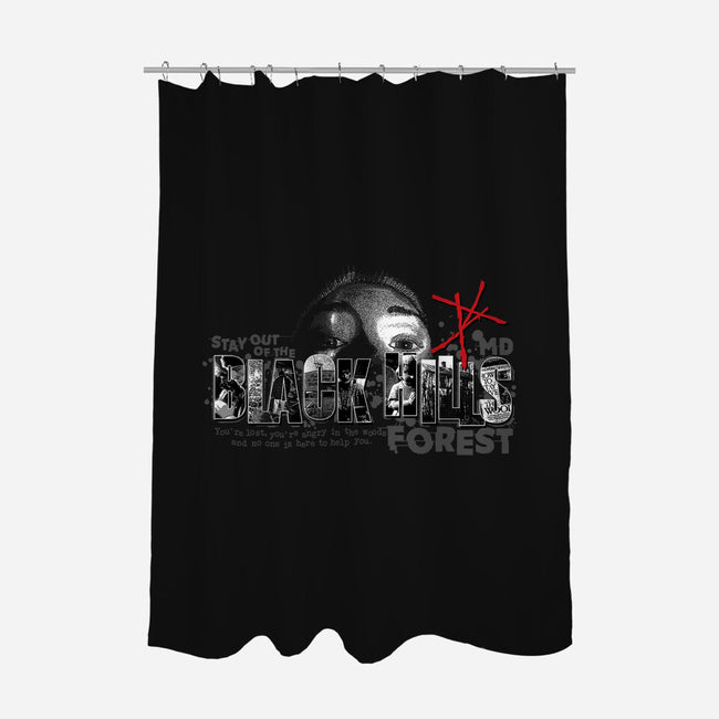 Stay Out Of The Black Hills-none polyester shower curtain-goodidearyan