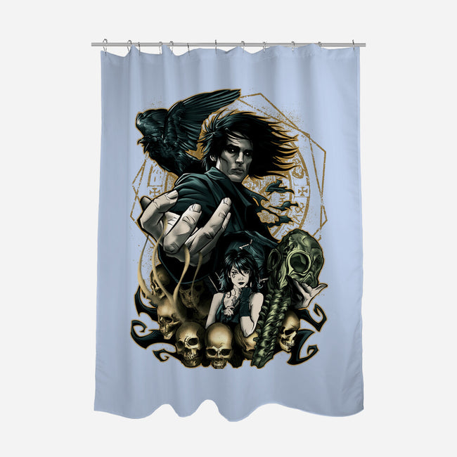 Lord Of Dreams-none polyester shower curtain-Conjura Geek