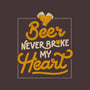 Beer Never Broke My Heart-none removable cover throw pillow-eduely