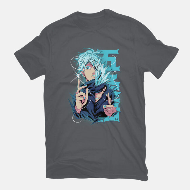 Blue Eyes-womens basic tee-Kabuto Studio