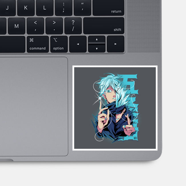 Blue Eyes-none glossy sticker-Kabuto Studio