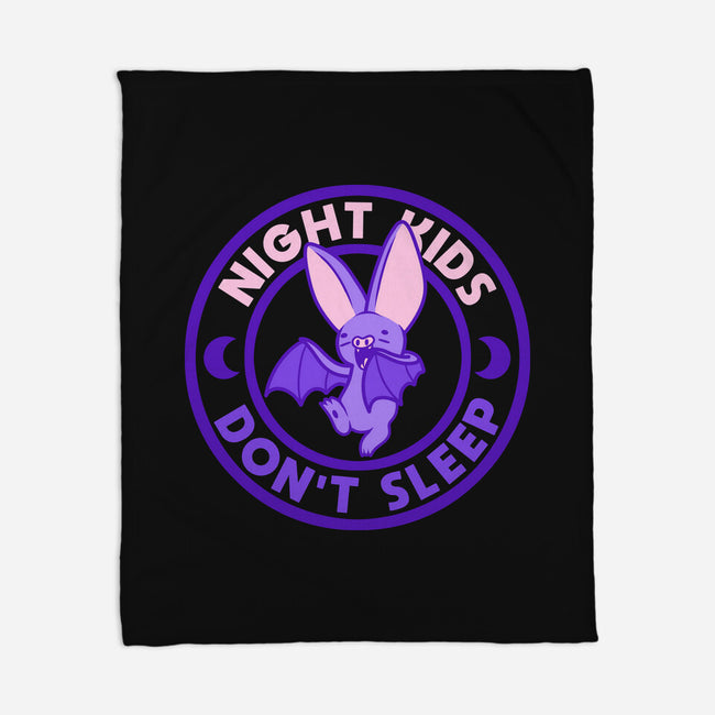 Don't Sleep-none fleece blanket-yumie