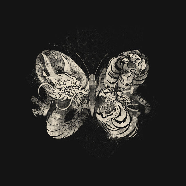 Dragon Tiger Butterfly-mens premium tee-tobefonseca