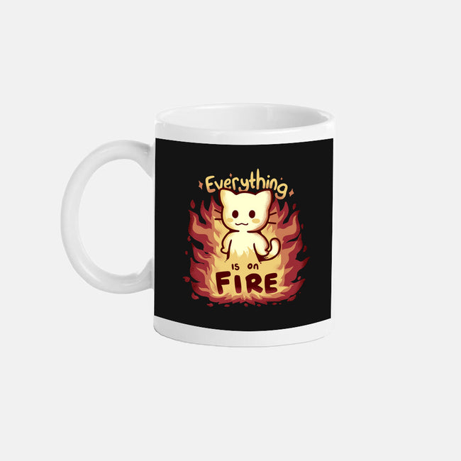 Everything Is On Fire-none mug drinkware-TechraNova