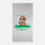 Grow At Your Own Pace-none beach towel-TechraNova