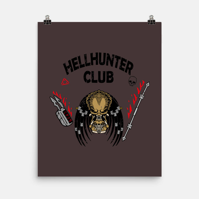 Hellhunter Club-none matte poster-Melonseta