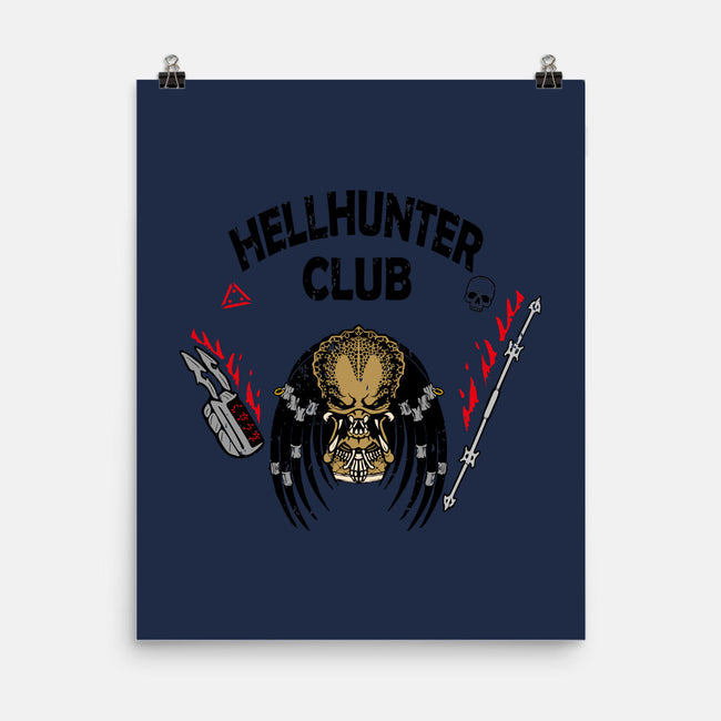 Hellhunter Club-none matte poster-Melonseta