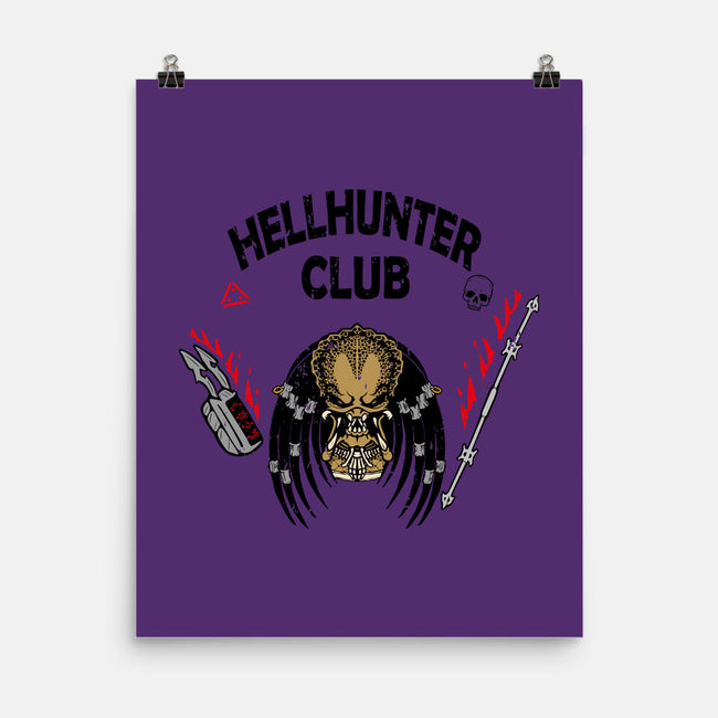 Hellhunter Club-none matte poster-Melonseta