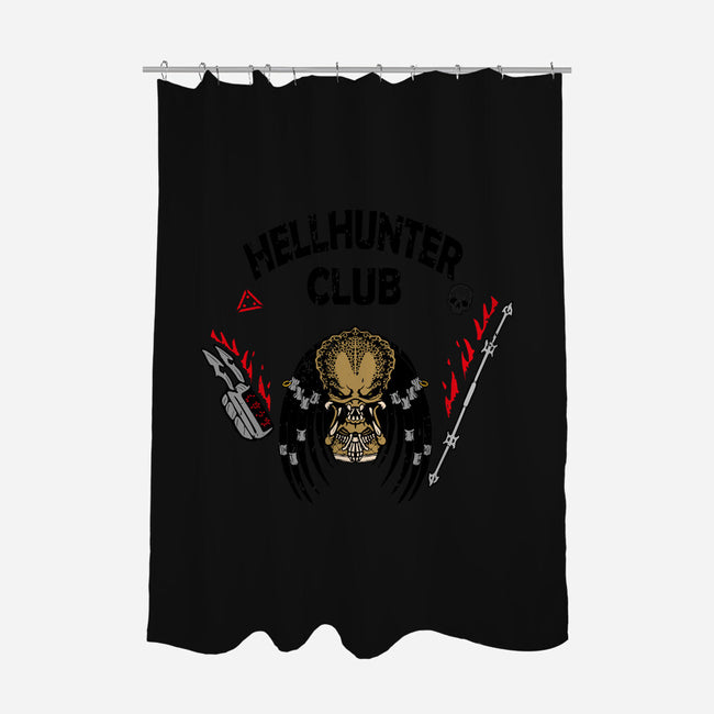 Hellhunter Club-none polyester shower curtain-Melonseta