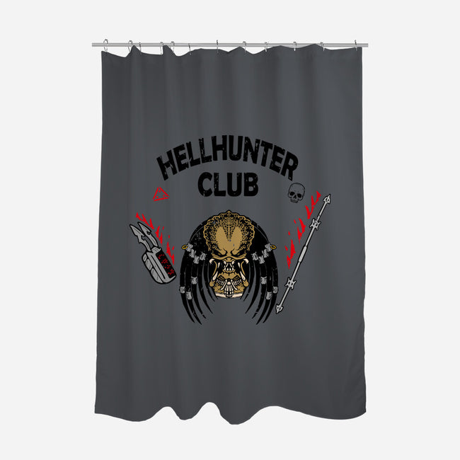 Hellhunter Club-none polyester shower curtain-Melonseta