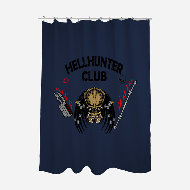 Hellhunter Club-none polyester shower curtain-Melonseta