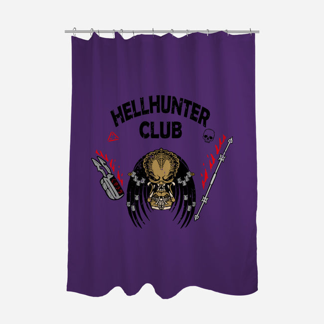 Hellhunter Club-none polyester shower curtain-Melonseta
