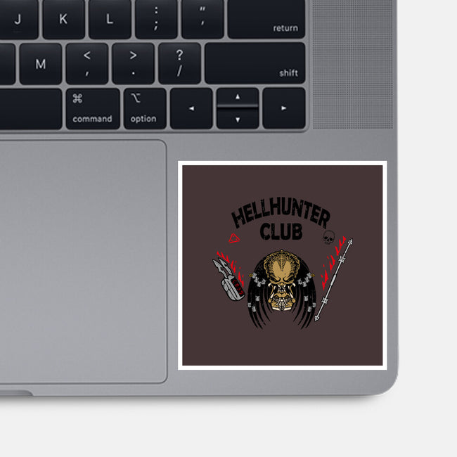Hellhunter Club-none glossy sticker-Melonseta