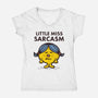 Little Miss Sarcasm-womens v-neck tee-kg07