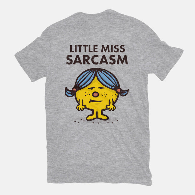 Little Miss Sarcasm-mens basic tee-kg07
