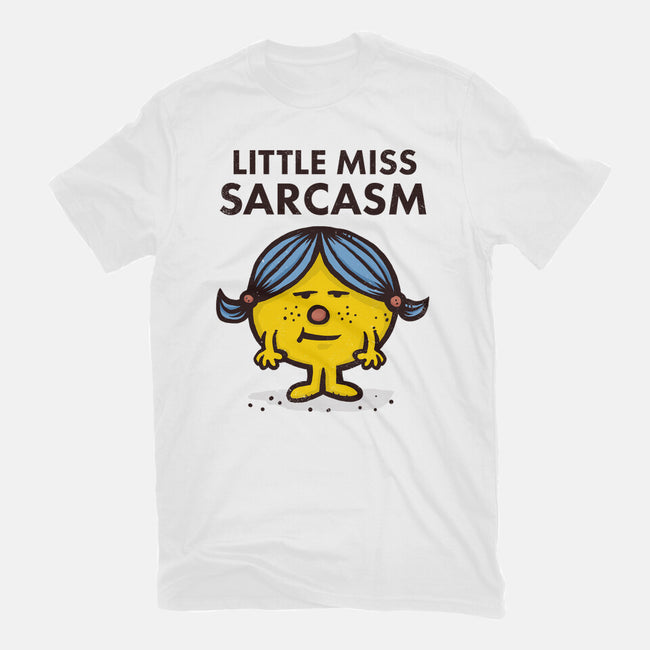 Little Miss Sarcasm-youth basic tee-kg07