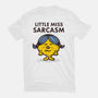 Little Miss Sarcasm-youth basic tee-kg07