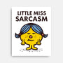 Little Miss Sarcasm-none stretched canvas-kg07