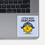 Little Miss Sarcasm-none glossy sticker-kg07