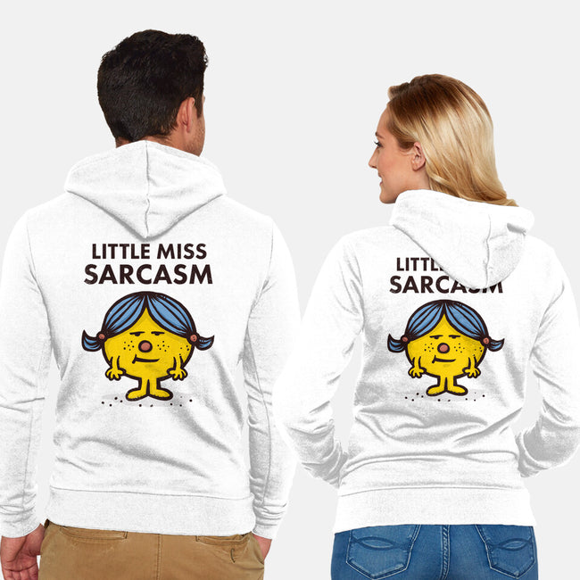 Little Miss Sarcasm-unisex zip-up sweatshirt-kg07