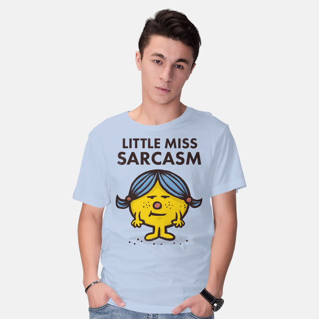 Little Miss Sarcasm-mens basic tee-kg07