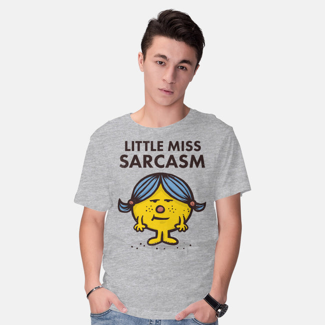 Little Miss Sarcasm-mens basic tee-kg07