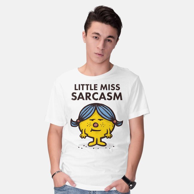 Little Miss Sarcasm-mens basic tee-kg07