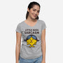Little Miss Sarcasm-womens v-neck tee-kg07