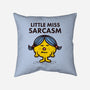 Little Miss Sarcasm-none removable cover w insert throw pillow-kg07
