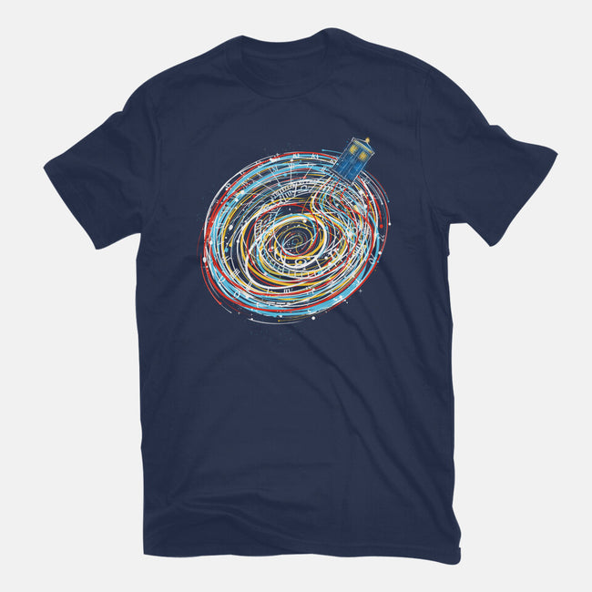 Lost Between Time And Space-womens fitted tee-kharmazero
