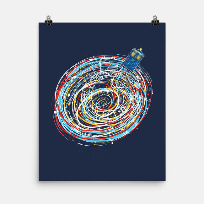 Lost Between Time And Space-none matte poster-kharmazero