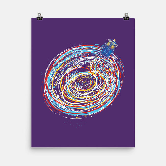 Lost Between Time And Space-none matte poster-kharmazero