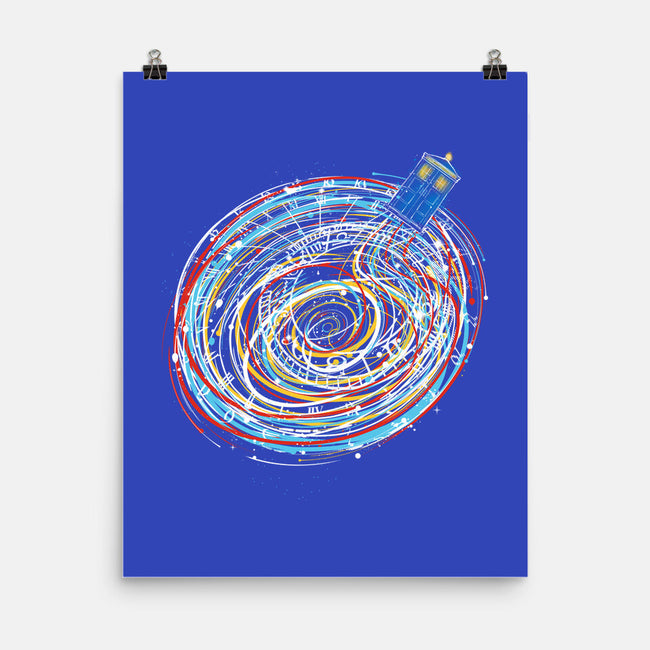 Lost Between Time And Space-none matte poster-kharmazero