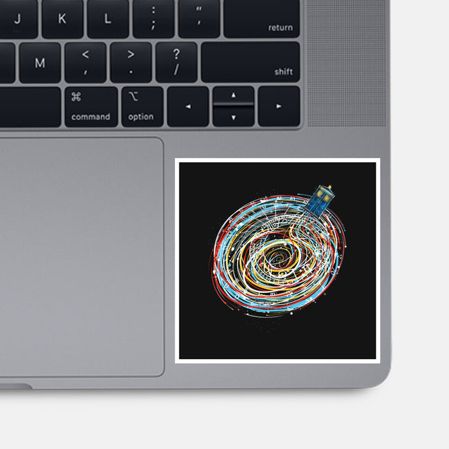 Lost Between Time And Space-none glossy sticker-kharmazero