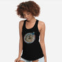 Lost Between Time And Space-womens racerback tank-kharmazero