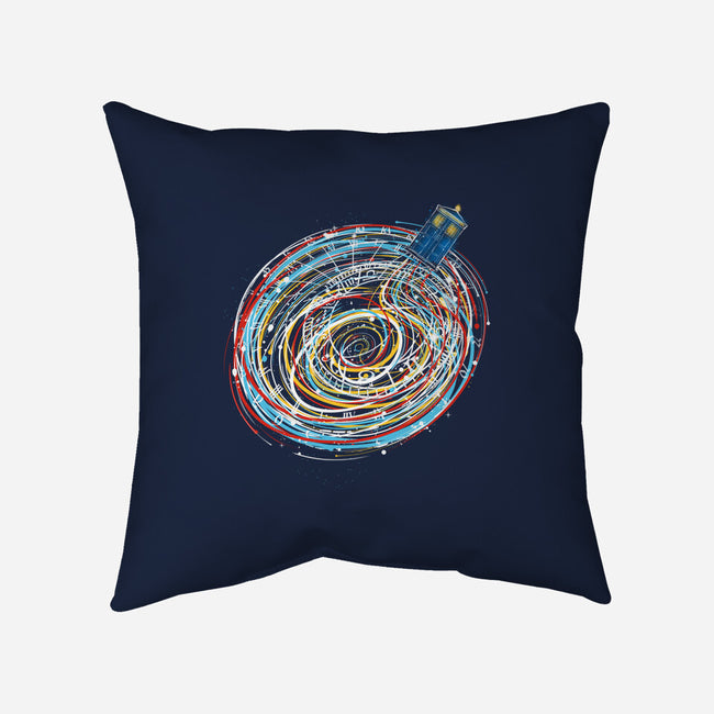 Lost Between Time And Space-none removable cover w insert throw pillow-kharmazero