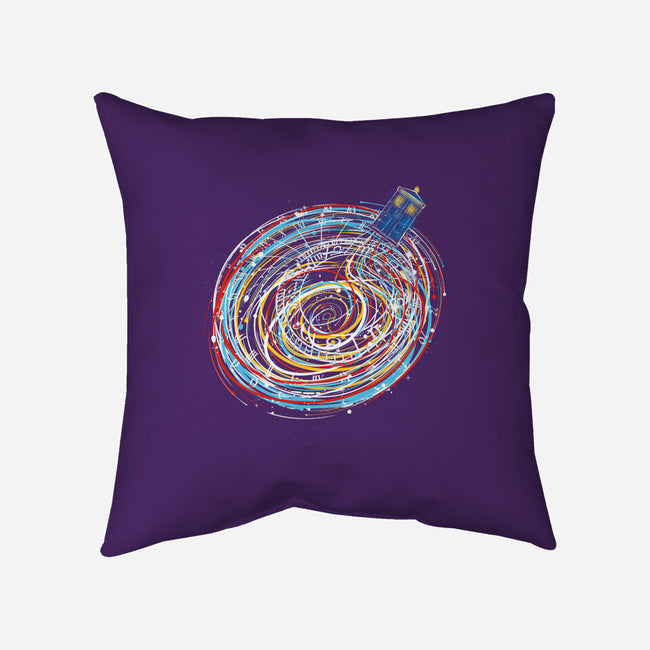 Lost Between Time And Space-none removable cover w insert throw pillow-kharmazero