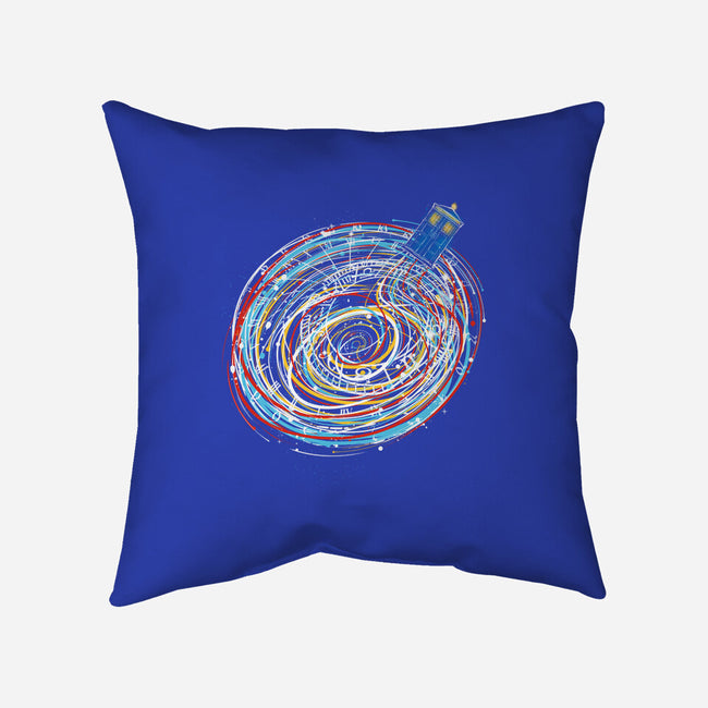 Lost Between Time And Space-none removable cover w insert throw pillow-kharmazero